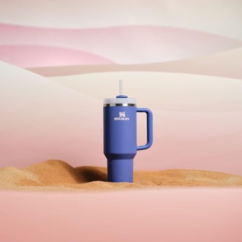 STANLEY Quencher H2 0 Tumbler with Handle and Straw 40 oz   Flowstate 3 Position Lid   Cup Holder Compatible for Travel   Insulated Stainless Steel Cup   BPA Free   Chili Red