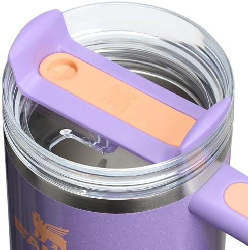 STANLEY Quencher H2 0 Tumbler with Handle and Straw 40 oz   Flowstate 3 Position Lid   Cup Holder Compatible for Travel   Insulated Stainless Steel Cup   BPA Free   Chili Red