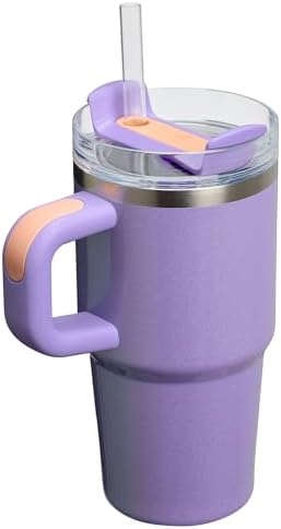 STANLEY Quencher H2 0 Tumbler with Handle and Straw 40 oz   Flowstate 3 Position Lid   Cup Holder Compatible for Travel   Insulated Stainless Steel Cup   BPA Free   Chili Red