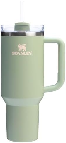 STANLEY Quencher H2 0 Tumbler with Handle and Straw 40 oz   Flowstate 3 Position Lid   Cup Holder Compatible for Travel   Insulated Stainless Steel Cup   BPA Free   Chili Red