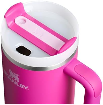 STANLEY Quencher H2 0 Tumbler with Handle and Straw 40 oz   Flowstate 3 Position Lid   Cup Holder Compatible for Travel   Insulated Stainless Steel Cup   BPA Free   Chili Red