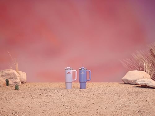 STANLEY Quencher H2 0 Tumbler with Handle and Straw 40 oz   Flowstate 3 Position Lid   Cup Holder Compatible for Travel   Insulated Stainless Steel Cup   BPA Free   Chili Red