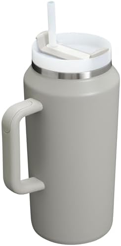 STANLEY Quencher H2 0 Tumbler with Handle and Straw 40 oz   Flowstate 3 Position Lid   Cup Holder Compatible for Travel   Insulated Stainless Steel Cup   BPA Free   Chili Red