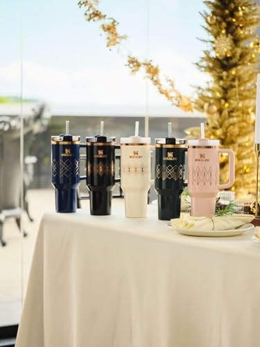 STANLEY Quencher H2 0 Tumbler with Handle and Straw 40 oz   Flowstate 3 Position Lid   Cup Holder Compatible for Travel   Insulated Stainless Steel Cup   BPA Free   Chili Red