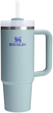 STANLEY Quencher H2 0 Tumbler with Handle and Straw 40 oz   Flowstate 3 Position Lid   Cup Holder Compatible for Travel   Insulated Stainless Steel Cup   BPA Free   Chili Red