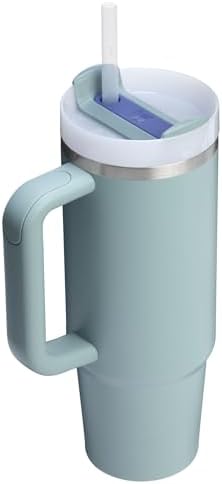 STANLEY Quencher H2 0 Tumbler with Handle and Straw 40 oz   Flowstate 3 Position Lid   Cup Holder Compatible for Travel   Insulated Stainless Steel Cup   BPA Free   Chili Red