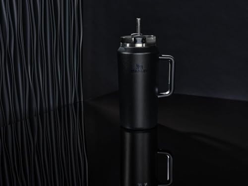 STANLEY Quencher H2 0 Tumbler with Handle and Straw 40 oz   Flowstate 3 Position Lid   Cup Holder Compatible for Travel   Insulated Stainless Steel Cup   BPA Free   Chili Red