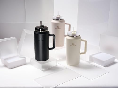 STANLEY Quencher H2 0 Tumbler with Handle and Straw 40 oz   Flowstate 3 Position Lid   Cup Holder Compatible for Travel   Insulated Stainless Steel Cup   BPA Free   Chili Red