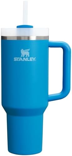 STANLEY Quencher H2 0 Tumbler with Handle and Straw 40 oz   Flowstate 3 Position Lid   Cup Holder Compatible for Travel   Insulated Stainless Steel Cup   BPA Free   Chili Red