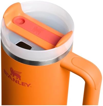 STANLEY Quencher H2 0 Tumbler with Handle and Straw 40 oz   Flowstate 3 Position Lid   Cup Holder Compatible for Travel   Insulated Stainless Steel Cup   BPA Free   Chili Red