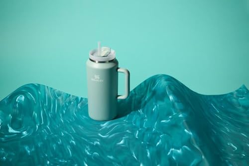 STANLEY Quencher H2 0 Tumbler with Handle and Straw 40 oz   Flowstate 3 Position Lid   Cup Holder Compatible for Travel   Insulated Stainless Steel Cup   BPA Free   Chili Red