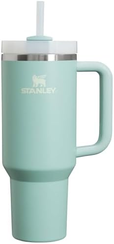 STANLEY Quencher H2 0 Tumbler with Handle and Straw 40 oz   Flowstate 3 Position Lid   Cup Holder Compatible for Travel   Insulated Stainless Steel Cup   BPA Free   Chili Red