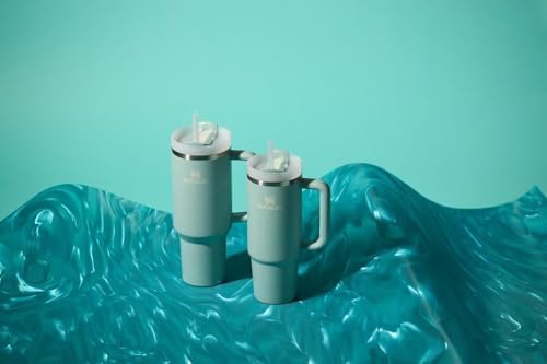 STANLEY Quencher H2 0 Tumbler with Handle and Straw 40 oz   Flowstate 3 Position Lid   Cup Holder Compatible for Travel   Insulated Stainless Steel Cup   BPA Free   Chili Red