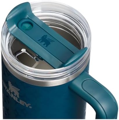 STANLEY Quencher H2 0 Tumbler with Handle and Straw 40 oz   Flowstate 3 Position Lid   Cup Holder Compatible for Travel   Insulated Stainless Steel Cup   BPA Free   Chili Red