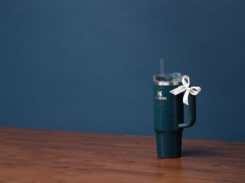 STANLEY Quencher H2 0 Tumbler with Handle and Straw 40 oz   Flowstate 3 Position Lid   Cup Holder Compatible for Travel   Insulated Stainless Steel Cup   BPA Free   Chili Red