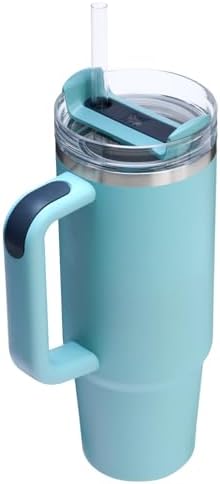 STANLEY Quencher H2 0 Tumbler with Handle and Straw 40 oz   Flowstate 3 Position Lid   Cup Holder Compatible for Travel   Insulated Stainless Steel Cup   BPA Free   Chili Red
