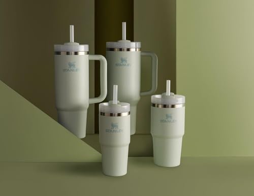 STANLEY Quencher H2 0 Tumbler with Handle and Straw 40 oz   Flowstate 3 Position Lid   Cup Holder Compatible for Travel   Insulated Stainless Steel Cup   BPA Free   Chili Red