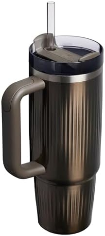 STANLEY Quencher H2 0 Tumbler with Handle and Straw 40 oz   Flowstate 3 Position Lid   Cup Holder Compatible for Travel   Insulated Stainless Steel Cup   BPA Free   Chili Red