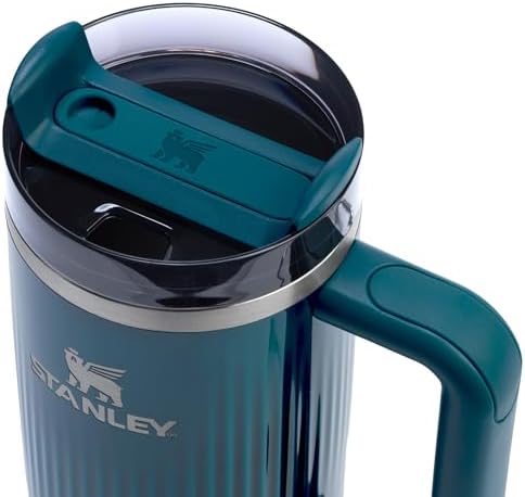 STANLEY Quencher H2 0 Tumbler with Handle and Straw 40 oz   Flowstate 3 Position Lid   Cup Holder Compatible for Travel   Insulated Stainless Steel Cup   BPA Free   Chili Red