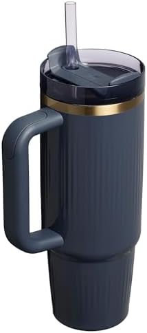 STANLEY Quencher H2 0 Tumbler with Handle and Straw 40 oz   Flowstate 3 Position Lid   Cup Holder Compatible for Travel   Insulated Stainless Steel Cup   BPA Free   Chili Red