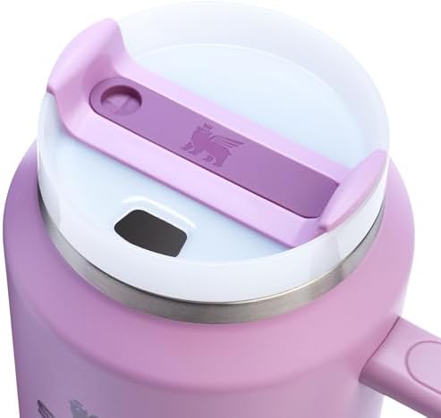 STANLEY Quencher H2 0 Tumbler with Handle and Straw 40 oz   Flowstate 3 Position Lid   Cup Holder Compatible for Travel   Insulated Stainless Steel Cup   BPA Free   Chili Red