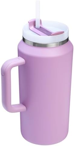STANLEY Quencher H2 0 Tumbler with Handle and Straw 40 oz   Flowstate 3 Position Lid   Cup Holder Compatible for Travel   Insulated Stainless Steel Cup   BPA Free   Chili Red