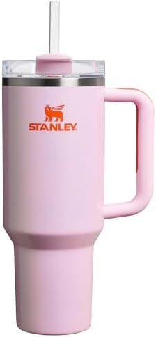 STANLEY Quencher H2 0 Tumbler with Handle and Straw 40 oz   Flowstate 3 Position Lid   Cup Holder Compatible for Travel   Insulated Stainless Steel Cup   BPA Free   Chili Red