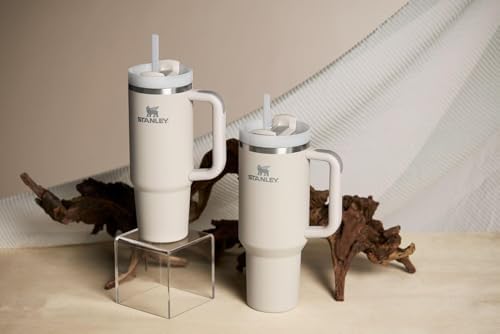 STANLEY Quencher H2 0 Tumbler with Handle and Straw 40 oz   Flowstate 3 Position Lid   Cup Holder Compatible for Travel   Insulated Stainless Steel Cup   BPA Free   Chili Red