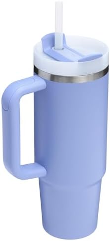 STANLEY Quencher H2 0 Tumbler with Handle and Straw 40 oz   Flowstate 3 Position Lid   Cup Holder Compatible for Travel   Insulated Stainless Steel Cup   BPA Free   Chili Red