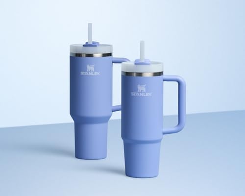 STANLEY Quencher H2 0 Tumbler with Handle and Straw 40 oz   Flowstate 3 Position Lid   Cup Holder Compatible for Travel   Insulated Stainless Steel Cup   BPA Free   Chili Red