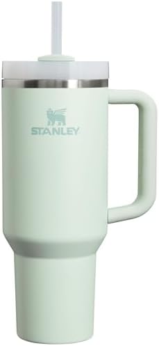 STANLEY Quencher H2 0 Tumbler with Handle and Straw 40 oz   Flowstate 3 Position Lid   Cup Holder Compatible for Travel   Insulated Stainless Steel Cup   BPA Free   Chili Red