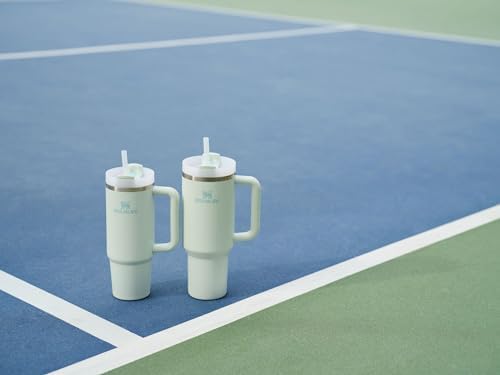 STANLEY Quencher H2 0 Tumbler with Handle and Straw 40 oz   Flowstate 3 Position Lid   Cup Holder Compatible for Travel   Insulated Stainless Steel Cup   BPA Free   Chili Red