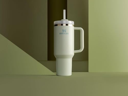 STANLEY Quencher H2 0 Tumbler with Handle and Straw 40 oz   Flowstate 3 Position Lid   Cup Holder Compatible for Travel   Insulated Stainless Steel Cup   BPA Free   Chili Red