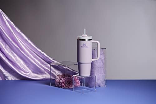 STANLEY Quencher H2 0 Tumbler with Handle and Straw 40 oz   Flowstate 3 Position Lid   Cup Holder Compatible for Travel   Insulated Stainless Steel Cup   BPA Free   Chili Red