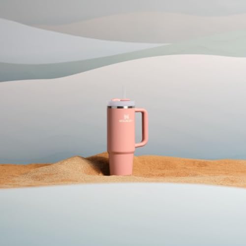 STANLEY Quencher H2 0 Tumbler with Handle and Straw 40 oz   Flowstate 3 Position Lid   Cup Holder Compatible for Travel   Insulated Stainless Steel Cup   BPA Free   Chili Red