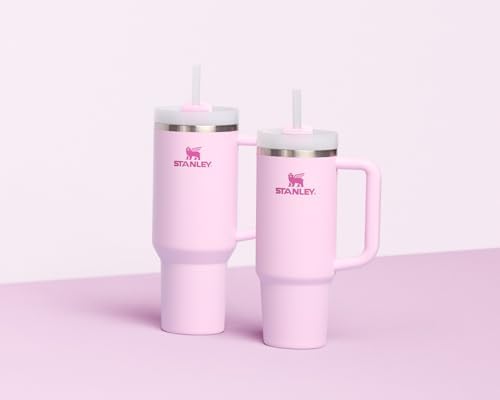 STANLEY Quencher H2 0 Tumbler with Handle and Straw 40 oz   Flowstate 3 Position Lid   Cup Holder Compatible for Travel   Insulated Stainless Steel Cup   BPA Free   Chili Red