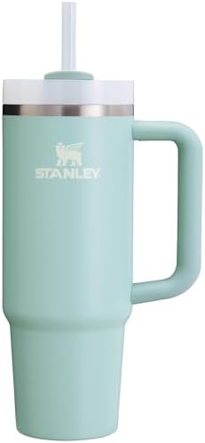 STANLEY Quencher H2 0 Tumbler with Handle and Straw 40 oz   Flowstate 3 Position Lid   Cup Holder Compatible for Travel   Insulated Stainless Steel Cup   BPA Free   Chili Red