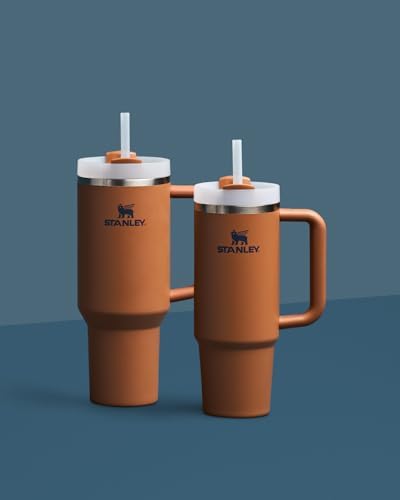 STANLEY Quencher H2 0 Tumbler with Handle and Straw 40 oz   Flowstate 3 Position Lid   Cup Holder Compatible for Travel   Insulated Stainless Steel Cup   BPA Free   Chili Red