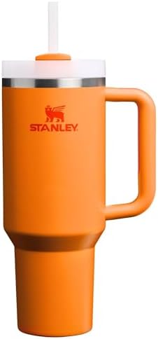 STANLEY Quencher H2 0 Tumbler with Handle and Straw 40 oz   Flowstate 3 Position Lid   Cup Holder Compatible for Travel   Insulated Stainless Steel Cup   BPA Free   Chili Red
