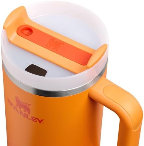 STANLEY Quencher H2 0 Tumbler with Handle and Straw 40 oz   Flowstate 3 Position Lid   Cup Holder Compatible for Travel   Insulated Stainless Steel Cup   BPA Free   Chili Red