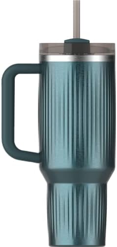 STANLEY Quencher H2 0 Tumbler with Handle and Straw 40 oz   Flowstate 3 Position Lid   Cup Holder Compatible for Travel   Insulated Stainless Steel Cup   BPA Free   Chili Red