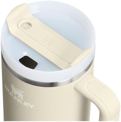 STANLEY Quencher H2 0 Tumbler with Handle and Straw 40 oz   Flowstate 3 Position Lid   Cup Holder Compatible for Travel   Insulated Stainless Steel Cup   BPA Free   Chili Red