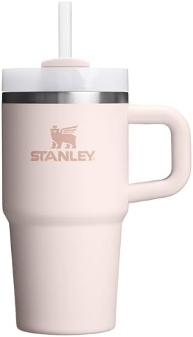 STANLEY Quencher H2 0 Tumbler with Handle and Straw 40 oz   Flowstate 3 Position Lid   Cup Holder Compatible for Travel   Insulated Stainless Steel Cup   BPA Free   Chili Red
