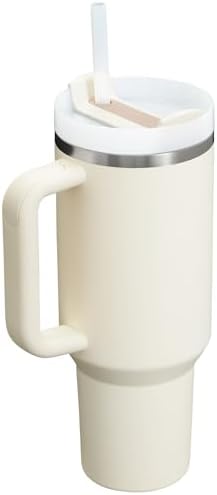 STANLEY Quencher H2 0 Tumbler with Handle and Straw 40 oz   Flowstate 3 Position Lid   Cup Holder Compatible for Travel   Insulated Stainless Steel Cup   BPA Free   Chili Red