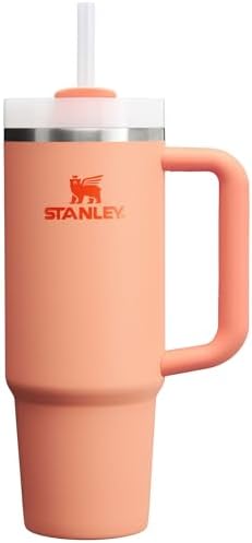 STANLEY Quencher H2 0 Tumbler with Handle and Straw 40 oz   Flowstate 3 Position Lid   Cup Holder Compatible for Travel   Insulated Stainless Steel Cup   BPA Free   Chili Red