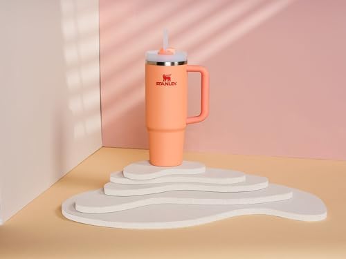 STANLEY Quencher H2 0 Tumbler with Handle and Straw 40 oz   Flowstate 3 Position Lid   Cup Holder Compatible for Travel   Insulated Stainless Steel Cup   BPA Free   Chili Red