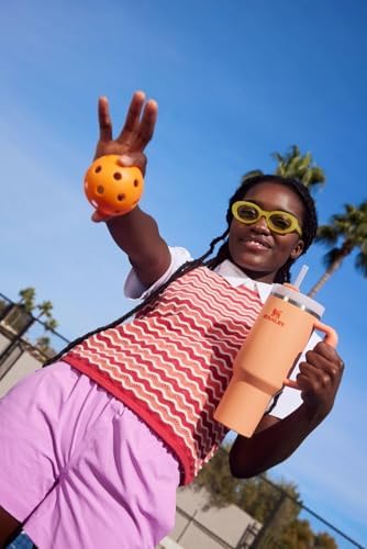 STANLEY Quencher H2 0 Tumbler with Handle and Straw 40 oz   Flowstate 3 Position Lid   Cup Holder Compatible for Travel   Insulated Stainless Steel Cup   BPA Free   Chili Red