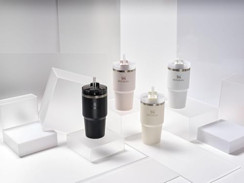 STANLEY Quencher H2 0 Tumbler with Handle and Straw 40 oz   Flowstate 3 Position Lid   Cup Holder Compatible for Travel   Insulated Stainless Steel Cup   BPA Free   Chili Red