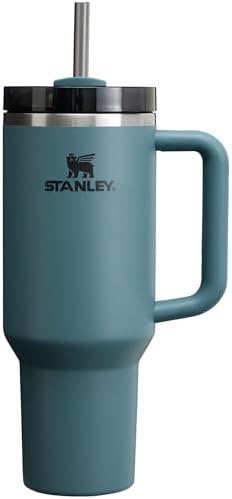 STANLEY Quencher H2 0 Tumbler with Handle and Straw 40 oz   Flowstate 3 Position Lid   Cup Holder Compatible for Travel   Insulated Stainless Steel Cup   BPA Free   Chili Red