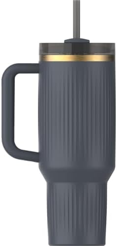 STANLEY Quencher H2 0 Tumbler with Handle and Straw 40 oz   Flowstate 3 Position Lid   Cup Holder Compatible for Travel   Insulated Stainless Steel Cup   BPA Free   Chili Red